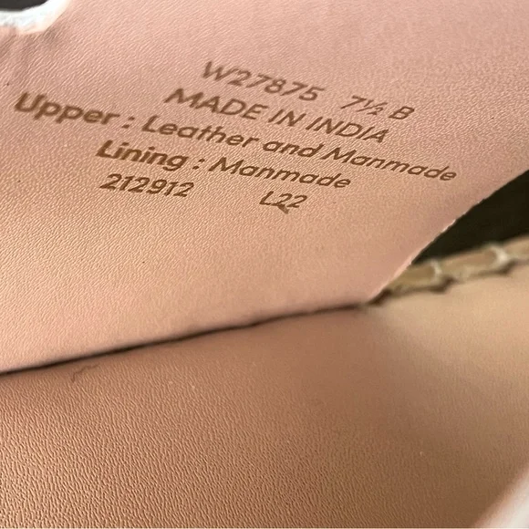 Cole Haan Pinch Sandals Marine Classic Espadrilles Fruit Print Size 7.5 B - Picture 4 of 16